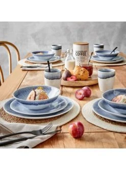 Coupon 🔥 Küche Butlers 4x Dinnerteller Ø28cm ATLANTIS In Blau Günstig Kaufen ⌛ -Butlers Geschaft butlers 4x dinnerteller o28cm atlantis in blau 8