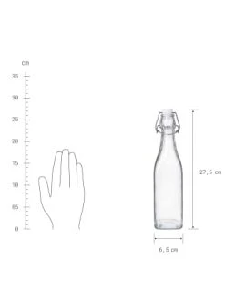 Bester Verkauf 🧨 Küche Butlers 4x Flasche Mit Bügelverschluss 500ml SWING In Transparent Günstig Kaufen 🛒 -Butlers Geschaft butlers 4x flasche mit bugelverschluss 500ml swing in transparent 2