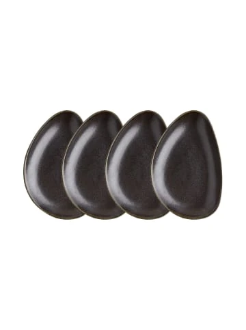 Rabatt 🎉 Küche Butlers 4x Frühstücksteller Organisch L 25 X B 17cm JAPANDI In Schwarz Günstig Kaufen 😉 3 Rabatt 🎉 Küche Butlers 4x Frühstücksteller Organisch L 25 X B 17cm JAPANDI In Schwarz Günstig Kaufen 😉