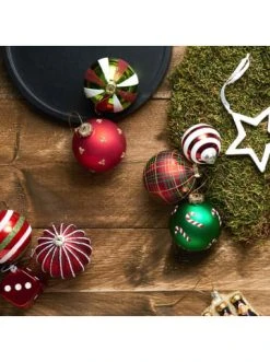 Blitzangebot 😀 Weihnachten Butlers 4x Glaskugel "Candy Canes" Ø8cm HANG ON In Grün Günstig Kaufen 🔔 -Butlers Geschaft butlers 4x glaskugel candy canes o8cm hang on in grun 2