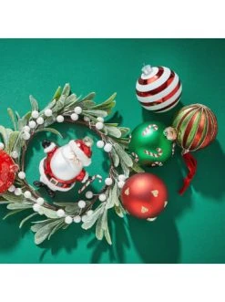 Blitzangebot 😀 Weihnachten Butlers 4x Glaskugel "Candy Canes" Ø8cm HANG ON In Grün Günstig Kaufen 🔔 -Butlers Geschaft butlers 4x glaskugel candy canes o8cm hang on in grun 4