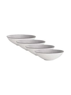 Neu 🔔 Küche Butlers 4x Servierschale 420ml DIM SUM In Schwarz-Weiß Günstig Kaufen 🛒