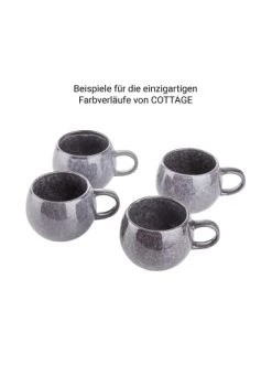 Billig ❤️ Küche Butlers 4x Tasse 350ml COTTAGE In Dunkelblau Günstig Kaufen 🔥 -Butlers Geschaft butlers 4x tasse 350ml cottage in dunkelblau 4