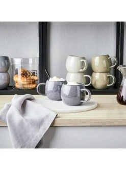 Billig ❤️ Küche Butlers 4x Tasse 350ml COTTAGE In Dunkelblau Günstig Kaufen 🔥 -Butlers Geschaft butlers 4x tasse 350ml cottage in dunkelblau 6