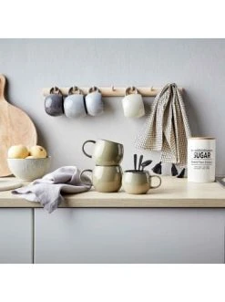 Billig ❤️ Küche Butlers 4x Tasse 350ml COTTAGE In Dunkelblau Günstig Kaufen 🔥 -Butlers Geschaft butlers 4x tasse 350ml cottage in dunkelblau 7