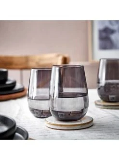 Blitzangebot 😍 Küche Butlers 6x Gläser Mit Farbverlauf 590ml CALICO In Grau Günstig Kaufen 🌟 -Butlers Geschaft butlers 6x glaser mit farbverlauf 590ml calico in grau 1