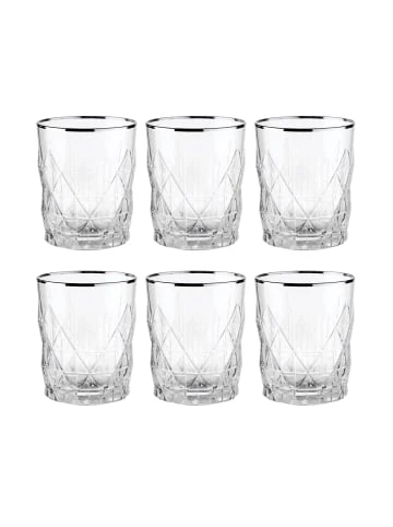 Butlers 6x Gläser mit Silberrand 345ml UPSCALE in Silber günstig kaufen Aktion 🧨 Küche Butlers 6x Gläser Mit Silberrand 345ml UPSCALE In Silber Günstig Kaufen 🤩 -Butlers Geschaft butlers 6x glaser mit silberrand 345ml upscale in silber