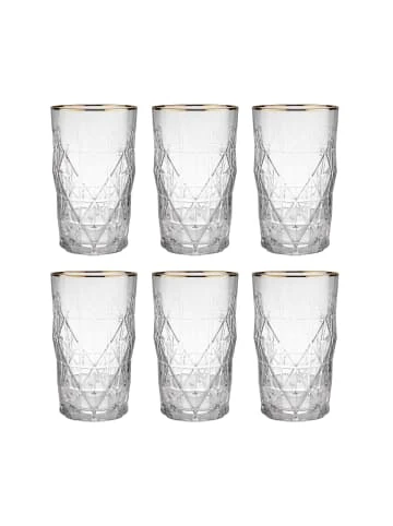 Billig 🛒 Küche Butlers 6x Longdrinkgläser Mit Goldrand 460ml UPSCALE In Transparent-Gold Günstig Kaufen 🛒 3 Billig 🛒 Küche Butlers 6x Longdrinkgläser Mit Goldrand 460ml UPSCALE In Transparent-Gold Günstig Kaufen 🛒