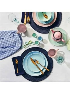 Schlussverkauf 👏 Heimtextilien Butlers 6x Tischset Ø38cm AMBIENTE In Dunkelblau Günstig Kaufen 💯 -Butlers Geschaft butlers 6x tischset o38cm ambiente in dunkelblau 1