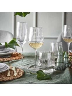 Großhandel 👏 Küche Butlers 6x Weißweingläser Mit Rillen 400ml MODERN TIMES In Transparent Günstig Kaufen ❤️ -Butlers Geschaft butlers 6x weissweinglaser mit rillen 400ml modern times in transparent 1