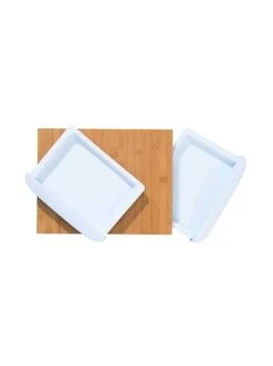 Schlussverkauf 👍 Küche Butlers Bambusbrett Mit 2 Auffangschalen L 32 X B 25cm BAMBOO In Weiß Günstig Kaufen 😍 -Butlers Geschaft butlers bambusbrett mit 2 auffangschalen l 32 x b 25cm bamboo in weiss 2