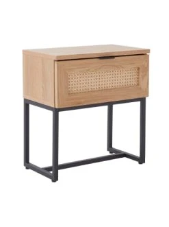 Auslauf 😀 Möbel Butlers Beistellschränkchen LITTLE VIENNA In Natur-Schwarz Günstig Kaufen 🤩