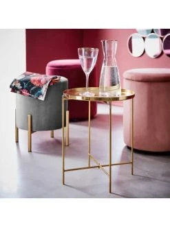 Billig ❤️ Möbel Butlers Beistelltisch AURIA In Gold Günstig Kaufen 😉 -Butlers Geschaft butlers beistelltisch auria in gold 1