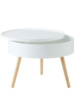 Bestpreis 🌟 Möbel Butlers Beistelltisch Mit Stauraum COFFEE TIME In Weiß Günstig Kaufen ✔️