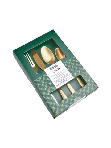 Am billigsten ⌛ Küche Butlers Besteck-Set 16-tlg. KINGS In Gold Günstig Kaufen ⌛ 3 Am billigsten ⌛ Küche Butlers Besteck-Set 16-tlg. KINGS In Gold Günstig Kaufen ⌛