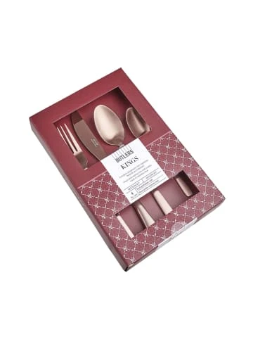Angebote ✔️ Küche Butlers Besteck-Set 16-tlg. KINGS In Roségold Günstig Kaufen 🤩 3 Angebote ✔️ Küche Butlers Besteck-Set 16-tlg. KINGS In Roségold Günstig Kaufen 🤩