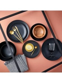 Budget 👍 Küche Butlers Besteck-Set 16-tlg. Matt STILETTO In Gold Günstig Kaufen 👍 -Butlers Geschaft butlers besteck set 16 tlg matt stiletto in gold 2