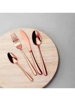 Aktion 🔔 Küche Butlers Besteck-Set 4-tlg. QUEENS In Roségold Günstig Kaufen ❤️ -Butlers Geschaft butlers besteck set 4 tlg queens in rosegold 1