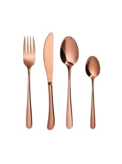 Aktion 🔔 Küche Butlers Besteck-Set 4-tlg. QUEENS In Roségold Günstig Kaufen ❤️ -Butlers Geschaft butlers besteck set 4 tlg queens in rosegold 2