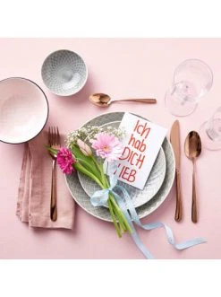 Aktion 🔔 Küche Butlers Besteck-Set 4-tlg. QUEENS In Roségold Günstig Kaufen ❤️ -Butlers Geschaft butlers besteck set 4 tlg queens in rosegold 6