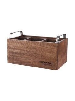 Schlussverkauf ⌛ Küche Butlers Besteckträger L 24 X B 14cm STANDARD SUPPLY In Braun Günstig Kaufen 🛒 -Butlers Geschaft butlers bestecktrager l 24 x b 14cm standard supply in braun 4