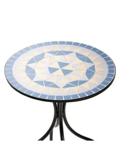 Bestpreis 🎁 Garten & Balkon Butlers Bistrotisch PALAZZO In Blau-Creme Günstig Kaufen 🥰 -Butlers Geschaft butlers bistrotisch palazzo in blau creme 2