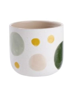 Top 10 🔥 Dekoration Butlers Blumentopf Kreise Ø17cm SEVENTIES In Weiß-Bunt Günstig Kaufen 🎁