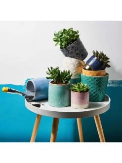 Billig 🎁 Dekoration Butlers Blumentopf Ø14cm BLOOMY In Blau Günstig Kaufen ⭐ -Butlers Geschaft butlers blumentopf o14cm bloomy in blau 3