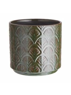 Besorgen 👏 Dekoration Butlers Blumentopf Ø16cm LEAVES In Türkis Günstig Kaufen 👏