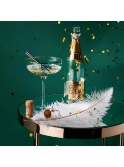 Bestpreis 👍 Küche Butlers Champagnerschale Mit Goldrand Und Rillen 400ml GOLDEN TWENTIES In Transparent Günstig Kaufen 👏 -Butlers Geschaft butlers champagnerschale mit goldrand und rillen 400ml golden twenties in transparent 1