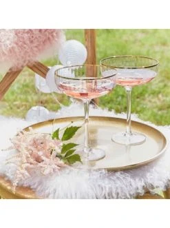 Bestpreis 👍 Küche Butlers Champagnerschale Mit Goldrand Und Rillen 400ml GOLDEN TWENTIES In Transparent Günstig Kaufen 👏 -Butlers Geschaft butlers champagnerschale mit goldrand und rillen 400ml golden twenties in transparent 2