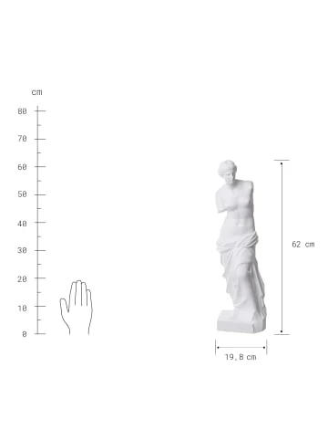 Aktion ❤️ Dekoration Butlers Deko-Statue Höhe 62cm VENUS In Weiß Günstig Kaufen ✔️ 6 Aktion ❤️ Dekoration Butlers Deko-Statue Höhe 62cm VENUS In Weiß Günstig Kaufen ✔️ – Bild 4