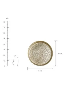 Neu 👍 Dekoration Butlers Deko Tablett Ø46cm ORIENTAL LOUNGE In Gold Günstig Kaufen 🧨 -Butlers Geschaft butlers deko tablett o46cm oriental lounge in gold 2