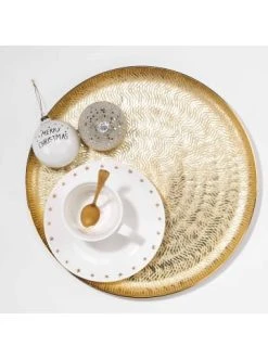 Großhandel 🔔 Dekoration Butlers Deko-Teller Ø38cm GOLDEN STAR In Gold Günstig Kaufen ✔️ -Butlers Geschaft butlers deko teller o38cm golden star in gold 2