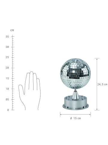 Schlussverkauf 🌟 Büro-, Schulbedarf & Kreativbedarf Butlers Discokugel Mit Beleuchtung DISCO In Silber Günstig Kaufen ⌛ 5 Schlussverkauf 🌟 Büro-, Schulbedarf & Kreativbedarf Butlers Discokugel Mit Beleuchtung DISCO In Silber Günstig Kaufen ⌛ – Bild 3