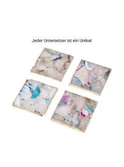 Bester Verkauf 🌟 Küche Butlers Edelsteinuntersetzer Quadratisch 10x10cm CRYSTAL In Bunt-Gold Günstig Kaufen 👏 -Butlers Geschaft butlers edelsteinuntersetzer quadratisch 10x10cm crystal in bunt gold 2