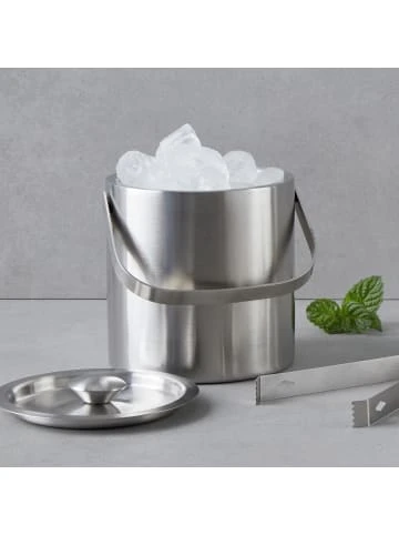 Budget 😍 Haushalt Butlers Eiseimer Mit Zange Höhe 16cm ON ICE In Silber Günstig Kaufen 😉 4 Budget 😍 Haushalt Butlers Eiseimer Mit Zange Höhe 16cm ON ICE In Silber Günstig Kaufen 😉 – Bild 2