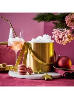 Großhandel 🌟 Haushalt Butlers Eiseimer Mit Zange Höhe 18cm ON ICE In Gold Günstig Kaufen ❤️ -Butlers Geschaft butlers eiseimer mit zange hohe 18cm on ice in gold 9