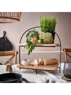 Billig 🌟 Küche Butlers Etagere 2-stufig Höhe 45cm MANGO DAYS In Braun Günstig Kaufen 🤩 -Butlers Geschaft butlers etagere 2 stufig hohe 45cm mango days in braun 4