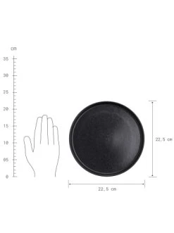 Großhandel 🥰 Küche Butlers Frühstücksteller Ø23cm CASA NOVA In Schwarz Günstig Kaufen 👏 -Butlers Geschaft butlers fruhstucksteller o23cm casa nova in schwarz 4