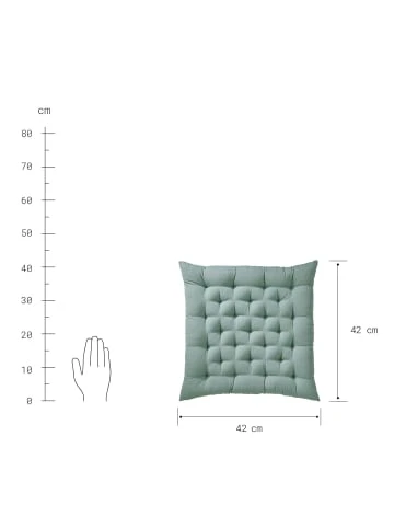 Bestes Angebot 🔥 Garten & Balkon Butlers Futonkissen L 42 X B 42cm SOLID In Salbei Günstig Kaufen 😍 5 Bestes Angebot 🔥 Garten & Balkon Butlers Futonkissen L 42 X B 42cm SOLID In Salbei Günstig Kaufen 😍 – Bild 3