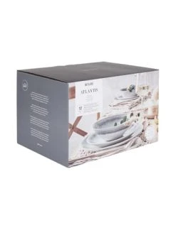 Bestpreis 🛒 Küche Butlers Geschirr-Set 12-tlg. ATLANTIS In Grau Günstig Kaufen ✨ -Butlers Geschaft butlers geschirr set 12 tlg atlantis in grau 2