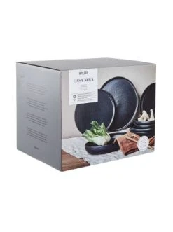 Angebote 🤩 Küche Butlers Geschirr-Set 12-tlg. CASA NOVA In Schwarz Günstig Kaufen 😉 -Butlers Geschaft butlers geschirr set 12 tlg casa nova in schwarz 2