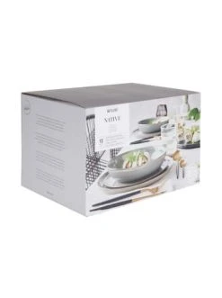 Billig 😀 Küche Butlers Geschirr-Set 12-tlg. NATIVE In Grau Günstig Kaufen 😉 -Butlers Geschaft butlers geschirr set 12 tlg native in grau 2