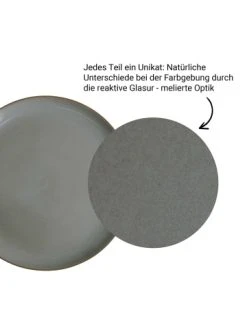 Billig 😀 Küche Butlers Geschirr-Set 12-tlg. NATIVE In Grau Günstig Kaufen 😉 -Butlers Geschaft butlers geschirr set 12 tlg native in grau 3