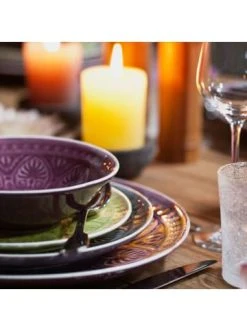 Coupon 🎉 Küche Butlers Geschirr-Set 12-tlg. SUMATRA In Lila Günstig Kaufen 🎉 -Butlers Geschaft butlers geschirr set 12 tlg sumatra in lila 6