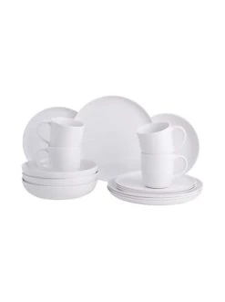 Schlussverkauf ✔️ Küche Butlers Geschirr-Set 16-tlg. NATIVE In Weiß Günstig Kaufen 🧨