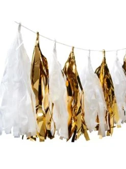 Am billigsten 🎉 Büro-, Schulbedarf & Kreativbedarf Butlers Girlande Tassel BANNER DAY In Gold Günstig Kaufen 🌟