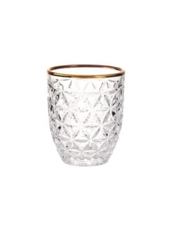 Neu 💯 Küche Butlers Glas Mit Goldrand 250ml AURELIE In Transparent Günstig Kaufen 🧨