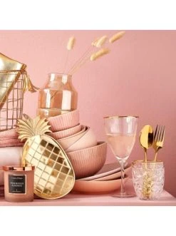 Neu 💯 Küche Butlers Glas Mit Goldrand 250ml AURELIE In Transparent Günstig Kaufen 🧨 -Butlers Geschaft butlers glas mit goldrand 250ml aurelie in transparent 3